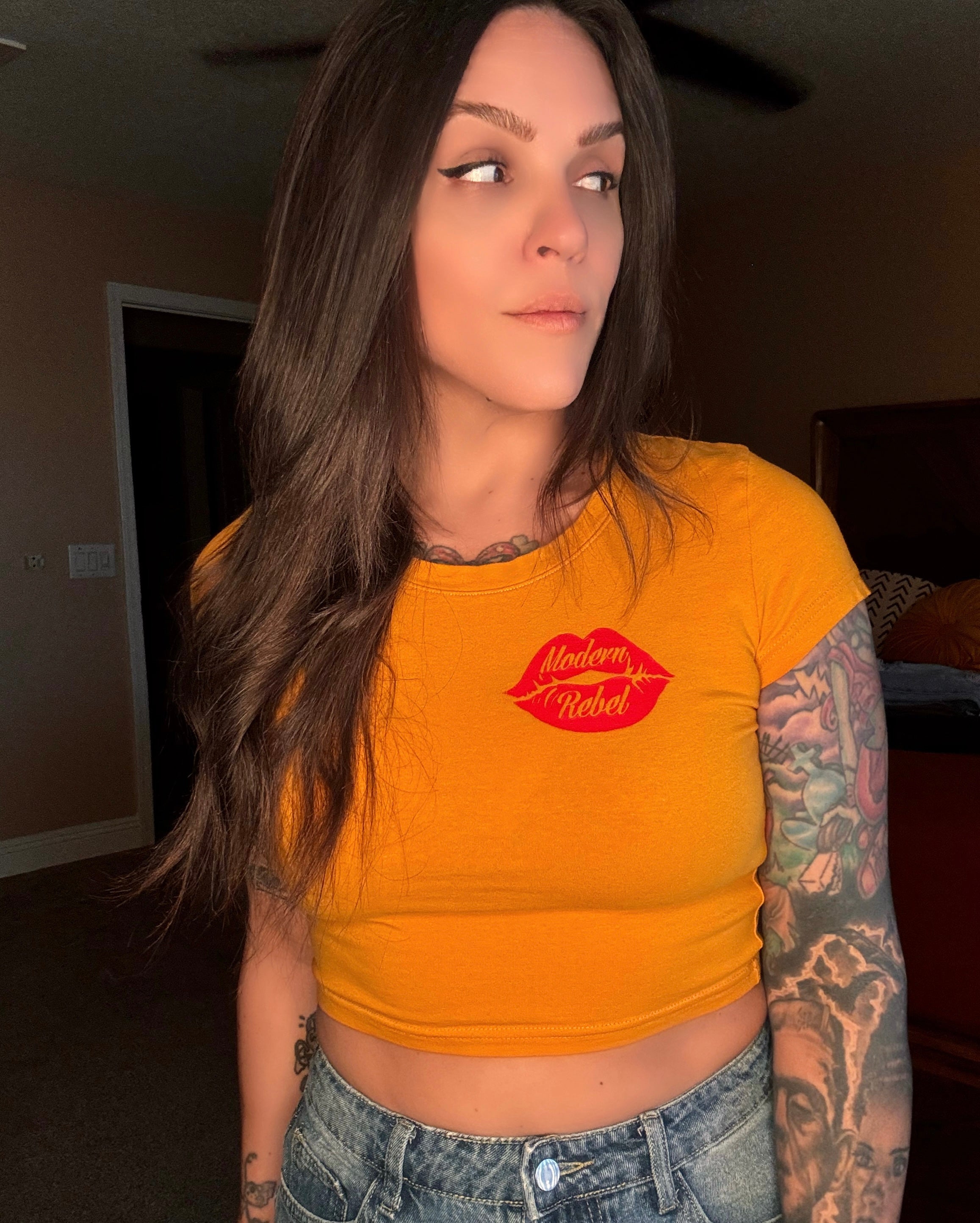 Lipstick & Loathing Crop Tee